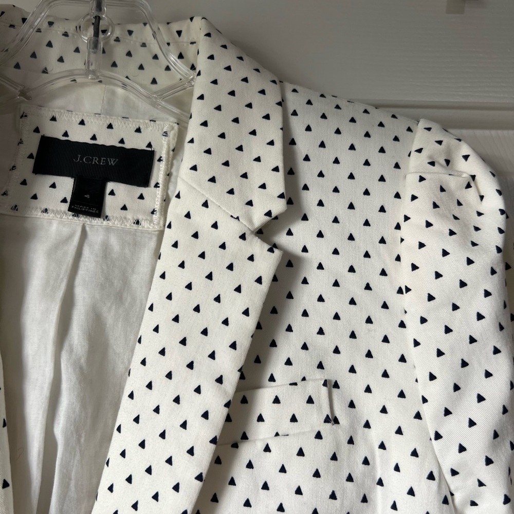 J. Crew cotton blazer